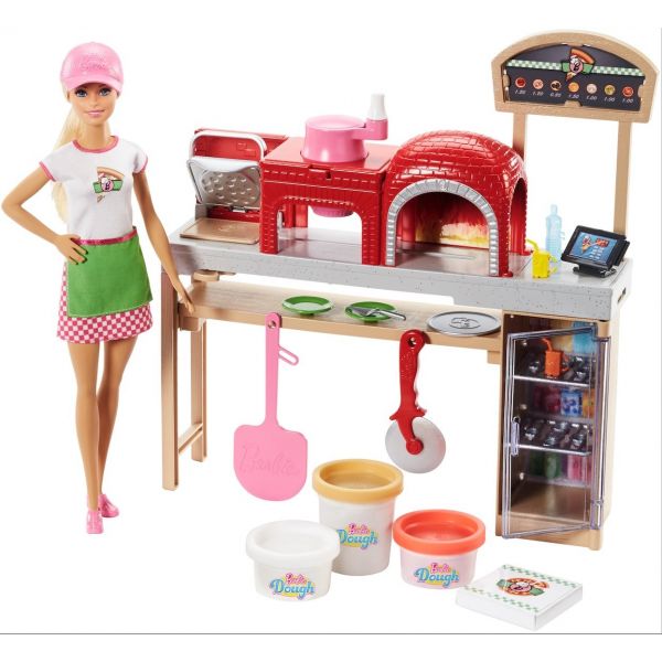 Búp bê Barbie - Tập làm bánh Pizza
